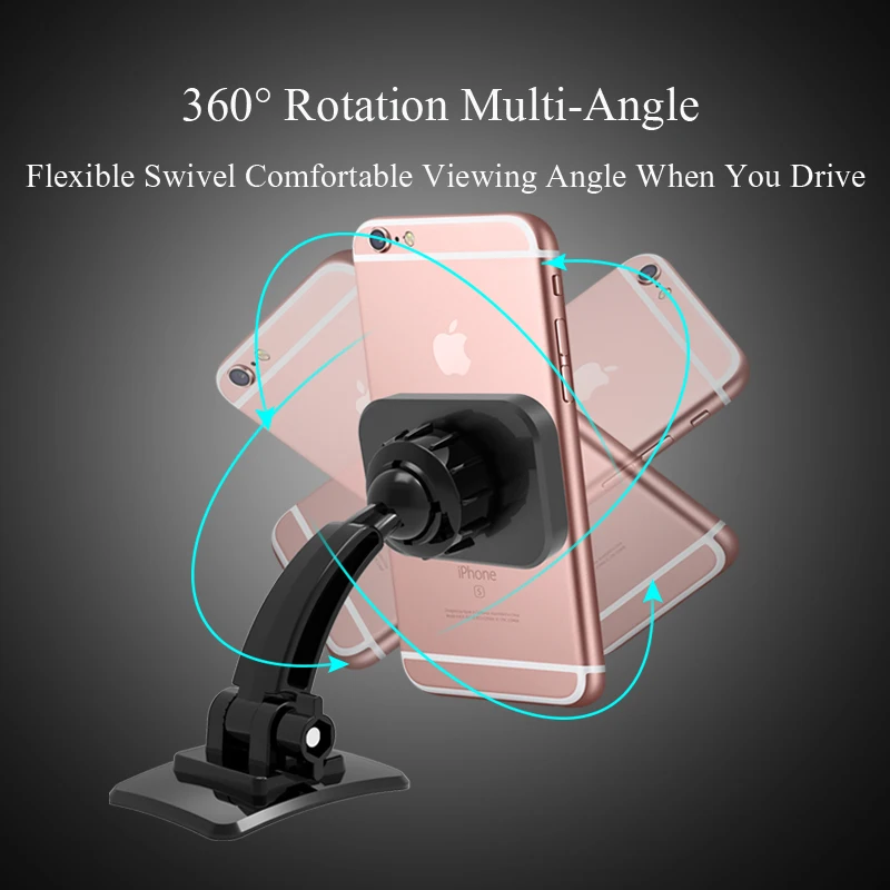 XMXCZKJ Car Mobile Phone Magnetic Holder For Iphone 11 8 7 Samsung S8 Dashboard Mount Strong Magnet Universal Stand | Мобильные