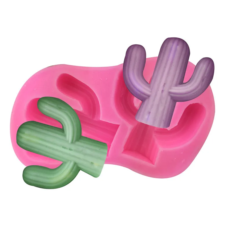 

Luyou 3D Cactus Plant Shape Silicone Mold Fondant Cake Molds Chocolate Candy Moulds DIY Wedding Decoration Baking Tools FM1412