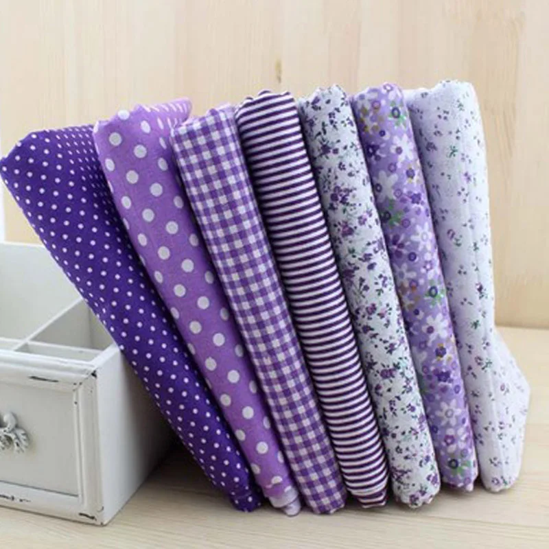 2017 7 шт. 100% хлопок серая серия модная ткань для шитья сделай сам стежка набор