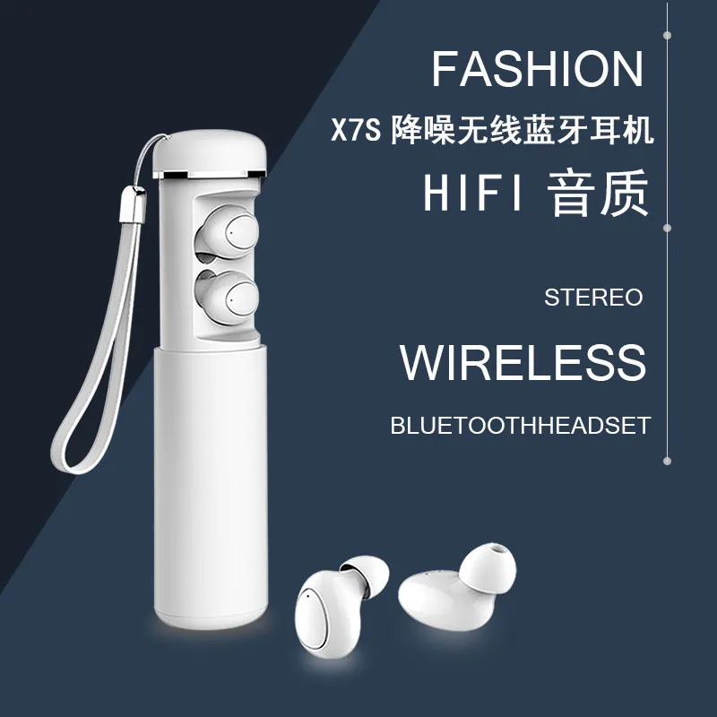 RIKYA X7S Wireless Bluetooth Headset with Charging Bin TWS Sports Earphone Mini | Электроника