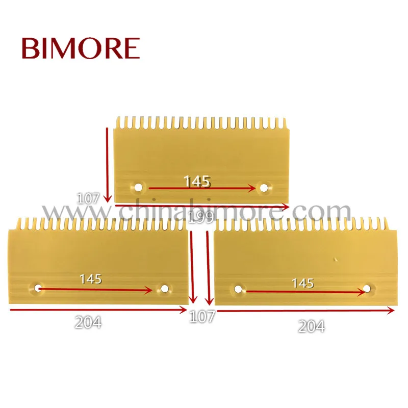 10 шт. BIMORE ABS гребень эскалатора пластина L47312024A L47312023A L47312022A желтый