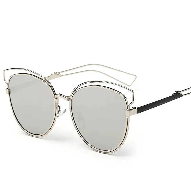 Очки солнцезащитные женские кошачий глаз брендовые дизайнерские винтажные