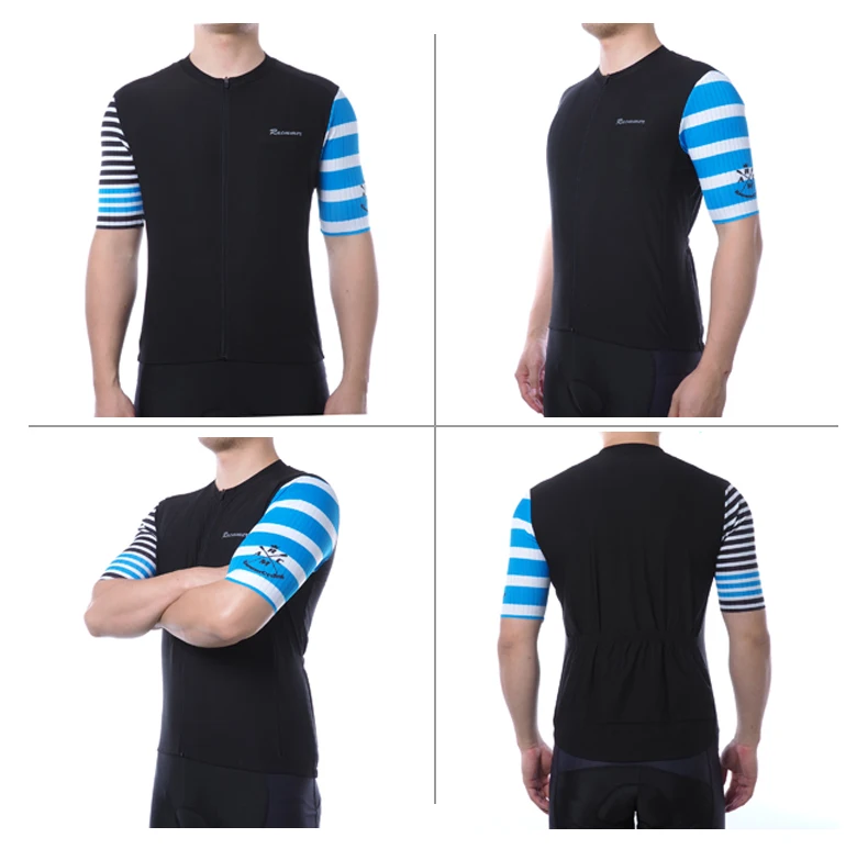 Racmmer мужские велосипедные Джерси PRO AERO с коротким рукавом Maillot Ciclismo Hombre Mtb велосипед Джерси рубашка черный Джерси