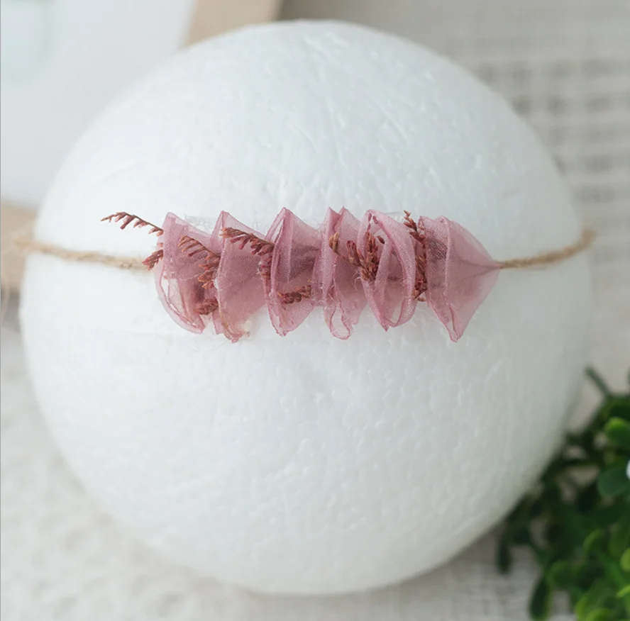 baby headbands girl headwear flower conch peral creative lovely photo shooting prop little newborn photography props | Детская одежда и