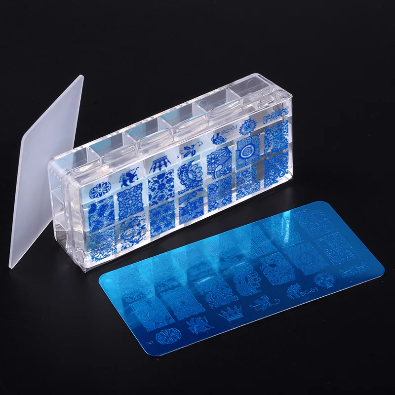 1 шт. переводная пластина для дизайна ногтей штамповка мягкий прозрачный