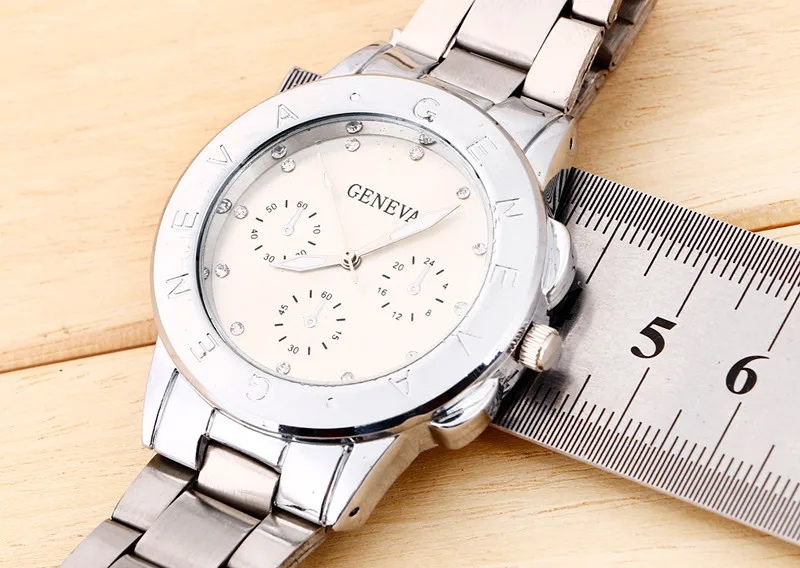 Часы otoky женские часы Geneva Reloj Mujer Montre Femme кварцевые мужские наручные из нержавеющей