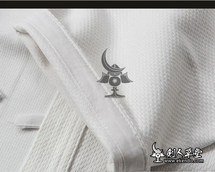  IKENDO.NET KH007 Kendo униформа набор Стандартный белый gi с темно синим хакама Кендо