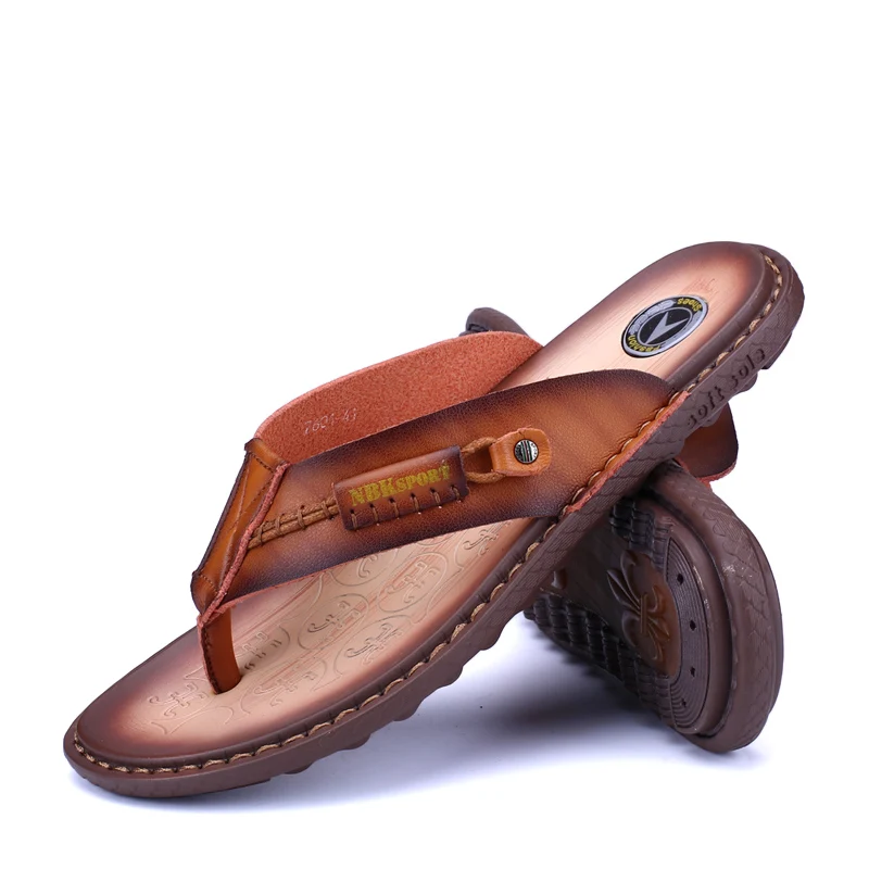 2017 Новое Прибытие Летом Прохладно Мужчин Шлепанцы Британский Стиль Пляжные