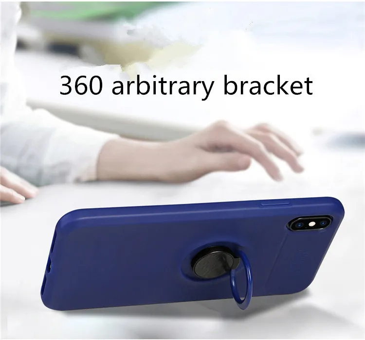Huawei P30 P20 Mate 20 30 Lite Pro Case Anti Shock Impact Soft TPU Silicone For Brushed ring bracket case |