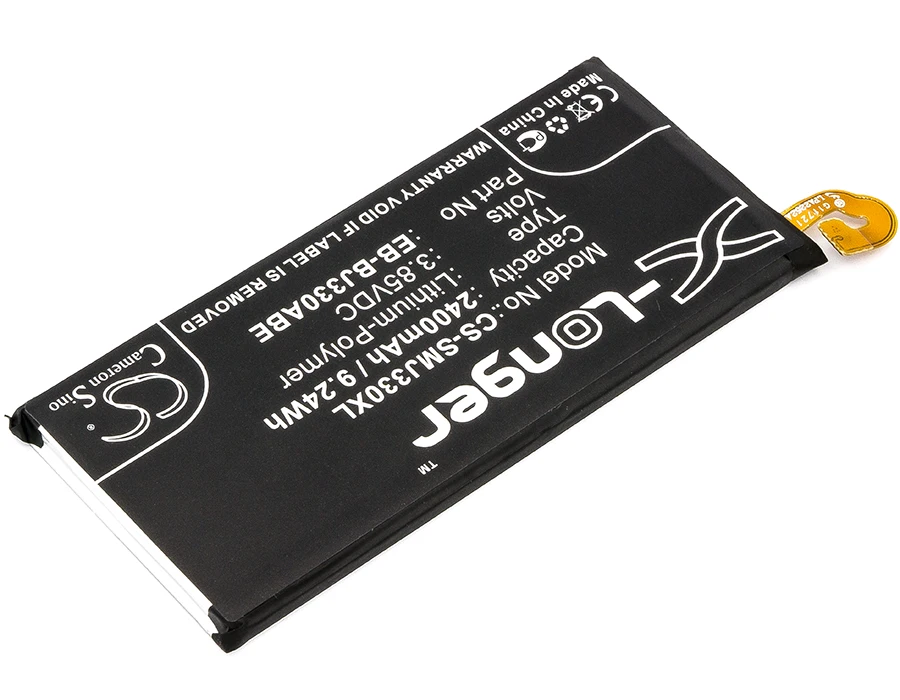 Аккумулятор Cameron Sino 2400 мАч для Samsung Galaxy J3 2017 Φ EB BJ330ABE/DS SM J3300 J330F|2400mah battery|cameron sinobattery