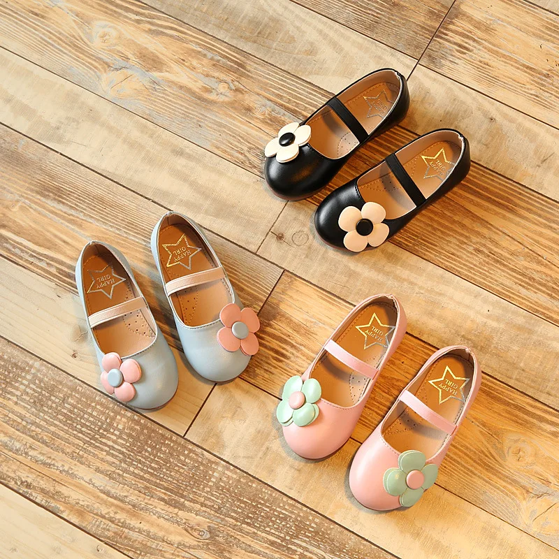 

2019 Spring And Autumn New flower antiskid children's shoes,Kids Casual Sneakers Baby Toddler Shoes Girls Princess shoes 21-35