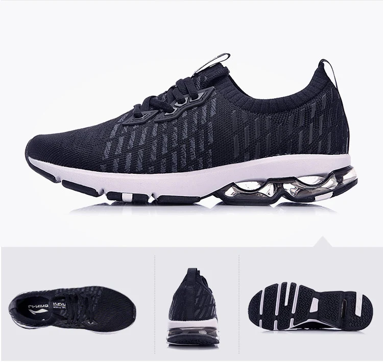Li-Ning/Женская беговая Обувь года; однотонные Тканные амортизирующие носки; спортивная обувь с подкладкой; кроссовки; ARHN014 XYP650