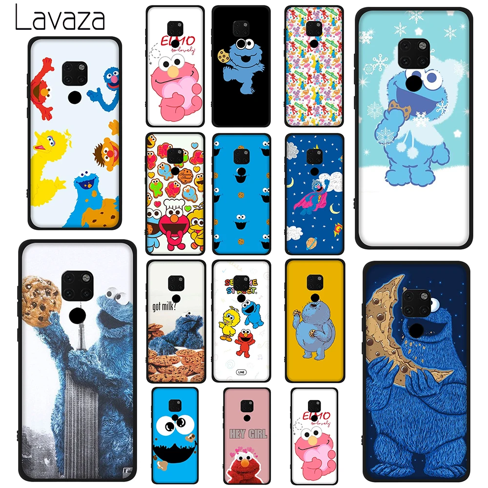 Lavaza Sesame Street Soft TPU Case Cover for Huawei Mate 10 20 pro lite Y6 Y7 Y9 Nova 2i 3i 417 |