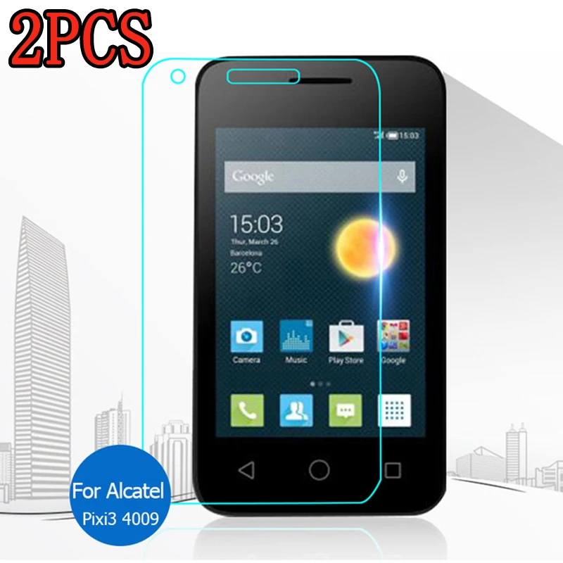 2 шт. закаленное стекло для Alcatel One Touch Pixi 3 5 защитная пленка 9H защита экрана