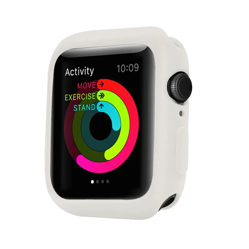 ТПУ protectiver чехол и ремешок 2 в 1 костюм для наручных часов Apple Watch, версии 4 44/40 мм браслет для наручных часов iWatch серии 3/2/1 42/38 мм