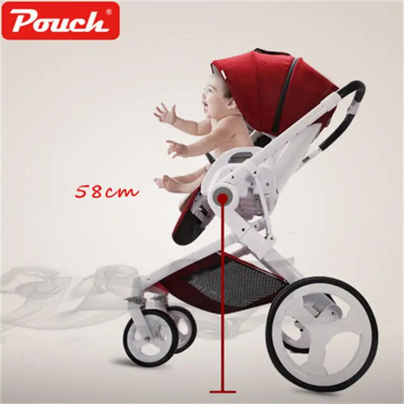 Детская коляска P37High landscape детская Kinderwagen Poussette складная прогулочная для