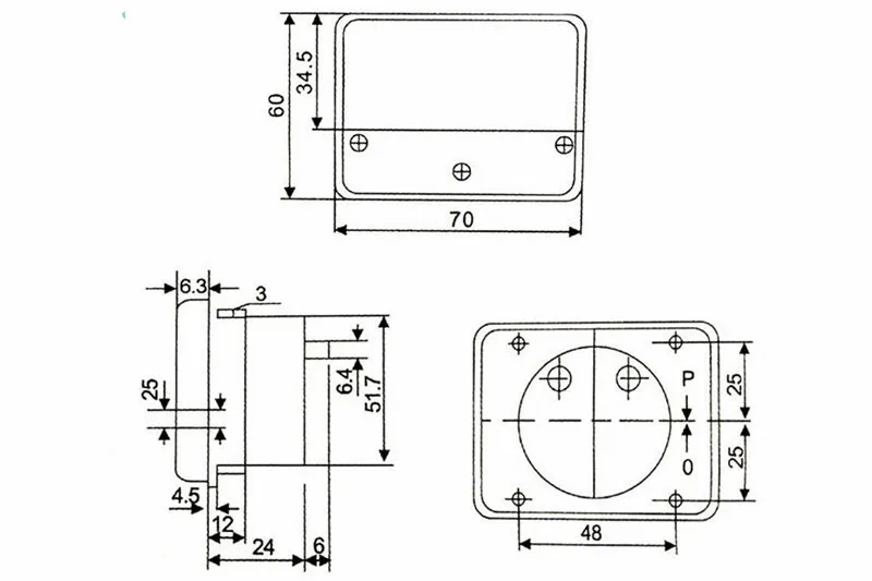 DH-670 AC 1A 2A 3A 5A 10A 15A 20A 30A 50A 75A 100A 200A 300A500A DH670 аналоговая AMP Панель Амперметр со стрелкой тип панель измерителя тока