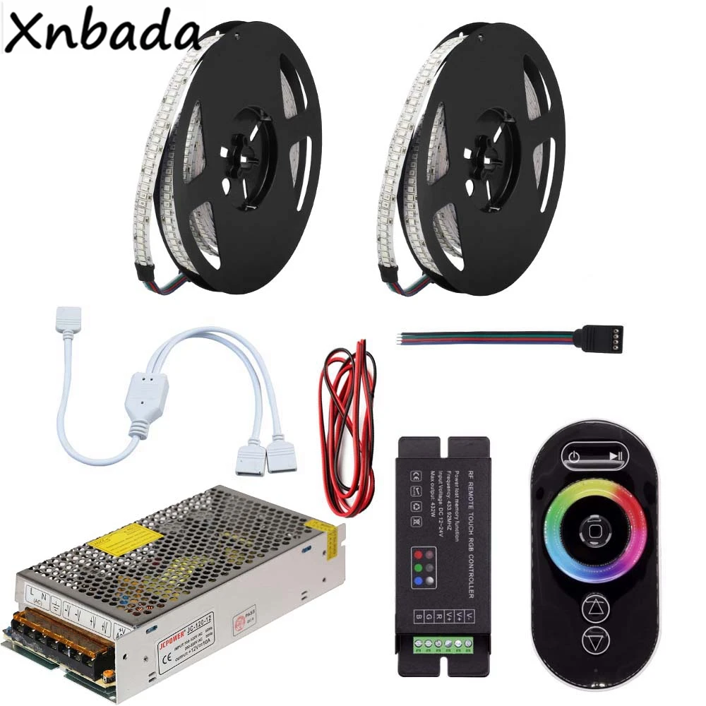 DC12V 2835SMD 234Leds/m RGB Led Strip Light With RF Remote Touch Panel Controller Power Transformer Kit 5M 10M 15M 20M | Освещение