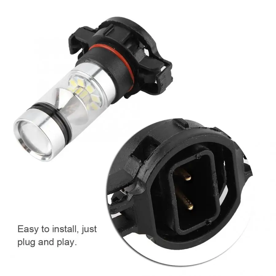 100W H16 3030 20 светодиодный s передние Автомобильные противотуманные фары Дневные