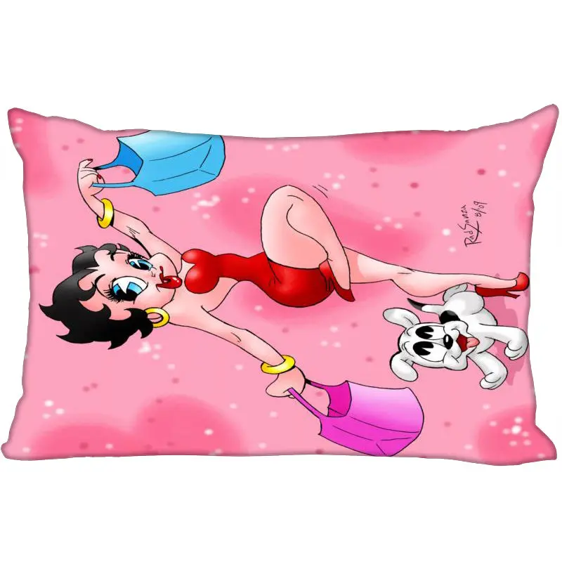 Пользовательские Betty Boop Новое поступление прямоугольник наволочки для подушек