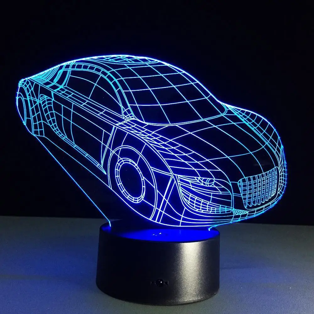 Соляная лампа автомобиля Пособия по немецкому языку четыре кольца 3d иллюзия