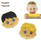 Ящик для детских зубов, деревянный, английский, испанский, детский, с молочными зубцами