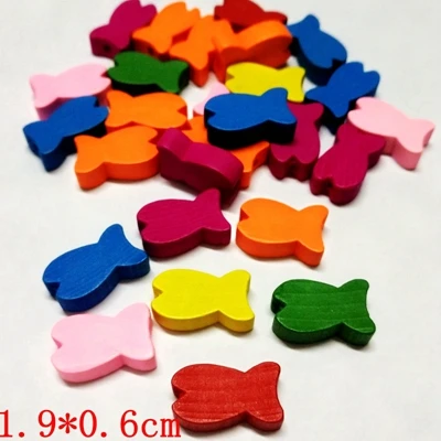 80pcs 80 шт/партия Комплексная цветов и стилей Красочные бессвинцовые деревянные бусины для браслета/ожерелья около 1,9-5 см 2001 - Цвет: 80pcs