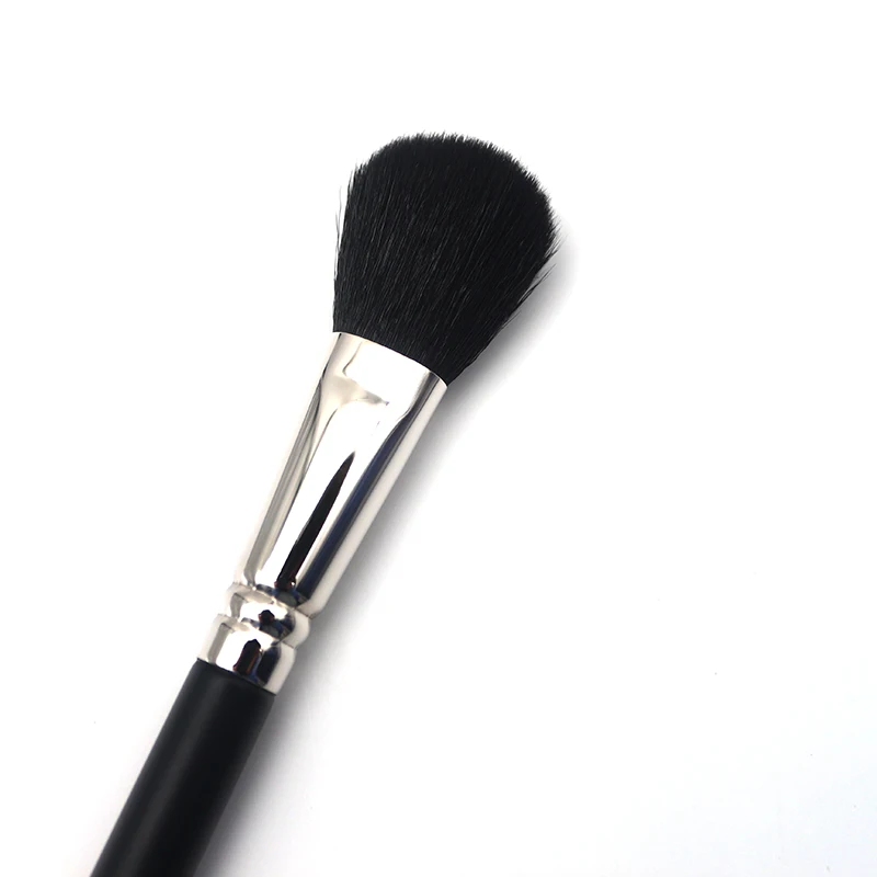 Черные Мягкие кисти для румян на деревянной ручке из синтетического волокна 116