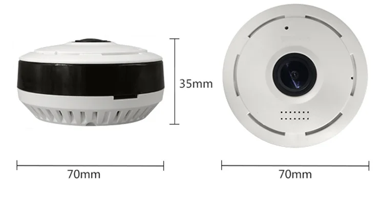 Новинка 2017 года 1080 P 3D VR WI FI IP Камера панорамного обзора 360 градусов Ночное видение
