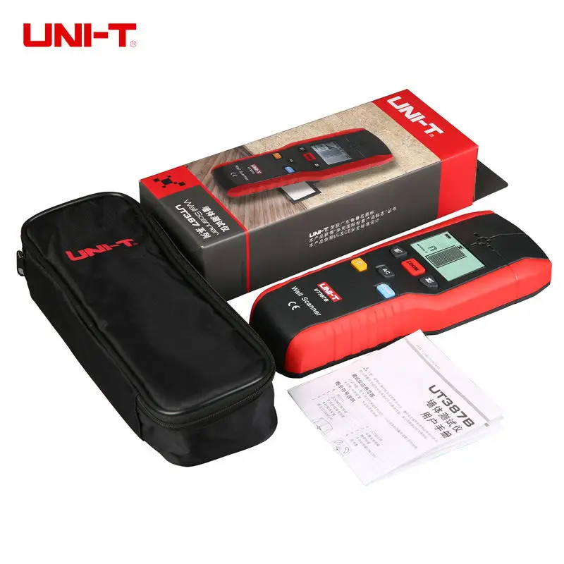 UNI T UT387B Многофункциональный ручной стены детектор металла дерева кабель