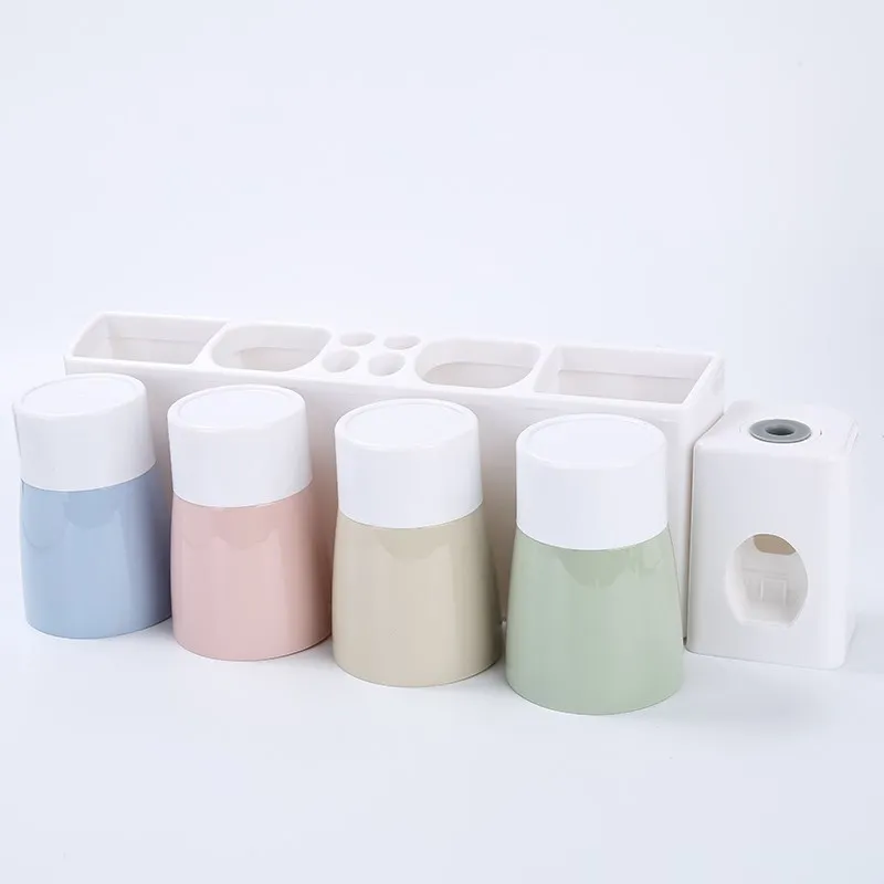 

Multiple Kit Bathroom Accessories Toothbrush Holder Wall Suction Cups Holder Toothbrush Holder Toothbrush Dispenser Bathroom Set