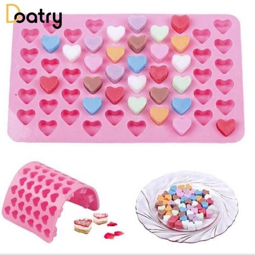 Силиконовая мини форма для торта Doatry 55 отверстий шоколада Fondant желе печенья кексы