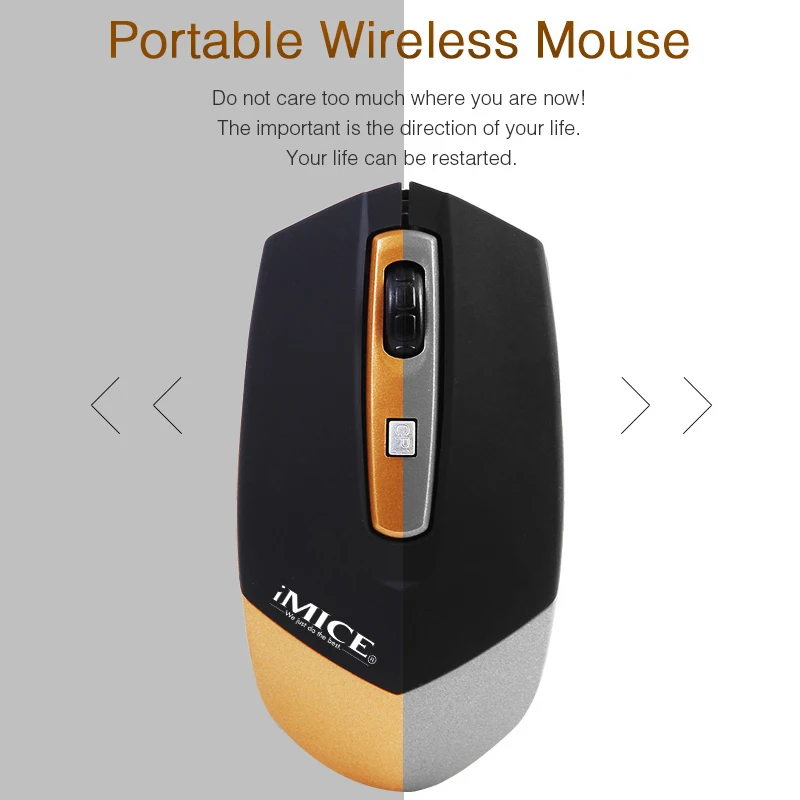 Беспроводная мышь компьютерная беспроводная эргономичная Mause Mini USB 2 4 ГГц кнопки
