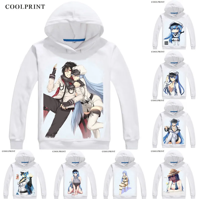 Akame Ga Kill! ga Kiru! Толстовки с капюшоном толстовка Аниме Манга кофта воротником