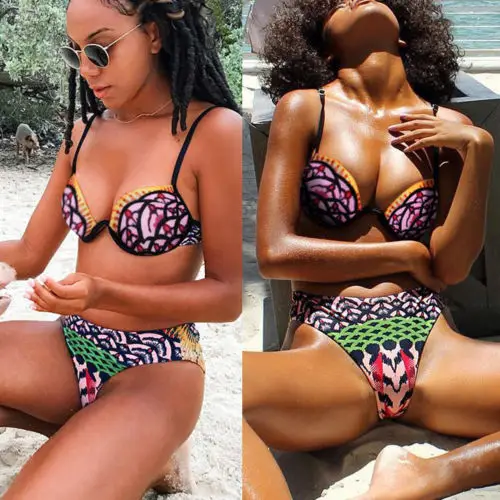 Новинка 2018 женское бикини разноцветный комплект на шнуровке женский купальник