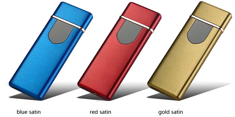 200 шт. USB зажигалка с сенсорным датчиком отпечатков пальцев|Аксессуары для