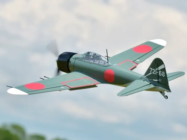 FMS 1100 мм Zero A6M5 электрический пульт дистанционного управления модель самолета PNP