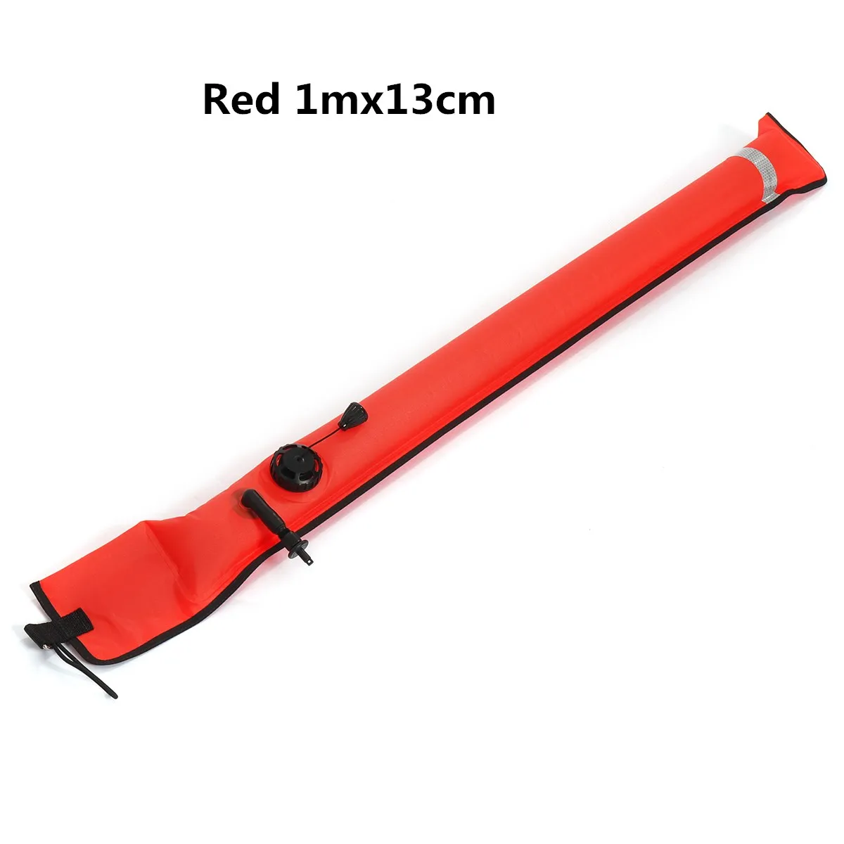 1mx13cm red 1/1. 2/1. 5/1. 8 м буй для дайвинга Дайвинг поверхности маркерный буй SMB подводный Детская безопасность сигнала буй поплавок надувные трубки колбаса - Цвет: 1mx13cm red