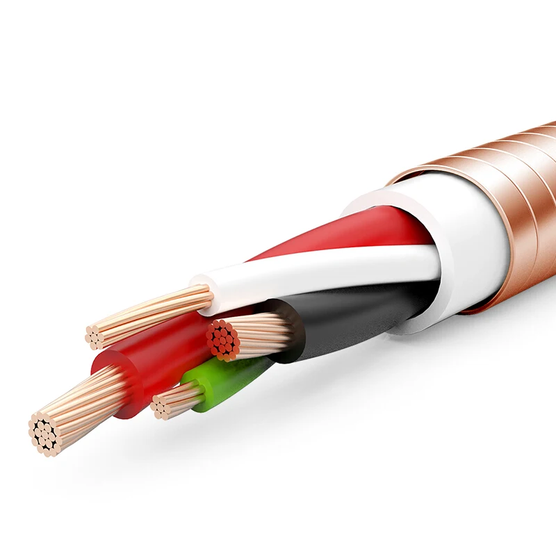 CHOSEAL Micro USB кабель высокоскоростной 2,0 USB мужчина к Micro USB синхронизация и зарядка металлический кабель для samsung Xiaomi Android смартфон