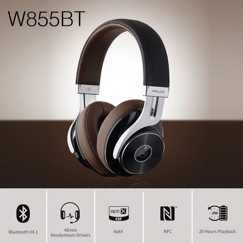 EDIFIER W855BT Bluetooth гарнитура NFC сопряжения и поддержка aptX удобно на наушнике вызовов