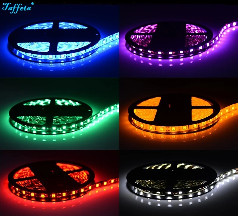 

5 м 3528 SMD 300 Светодиодные ленты светильник Non-Водонепроницаемый, работающего на постоянном токе 12 В в много цветов