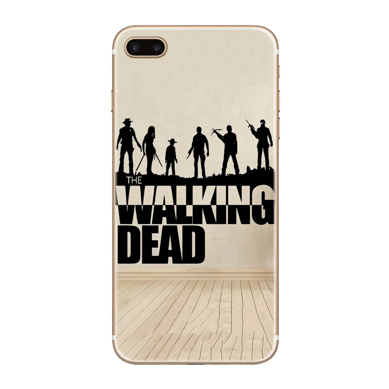 H312 The Walking Dead Прозрачный Жесткий Тонкий чехол для Apple iPhone XR XS Max 4 4s 5 5S SE 5C 6 S 7 8 X Plus |