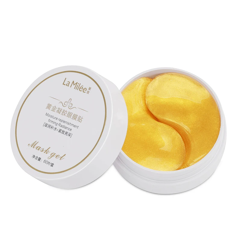 LAMILEE Золотая маска для глаз с коллагеном сна заплаты отбеливающая ухода за кожей