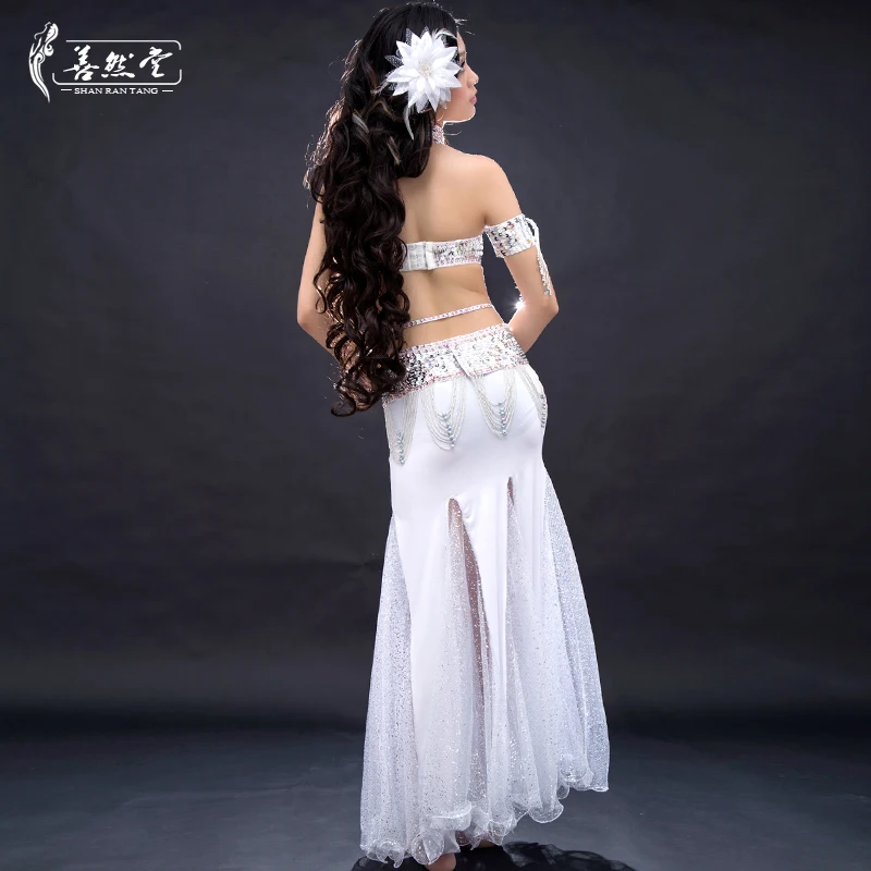 2018 новый костюм для танца живота танцевальный бюстгальтер юбка с поясом женская