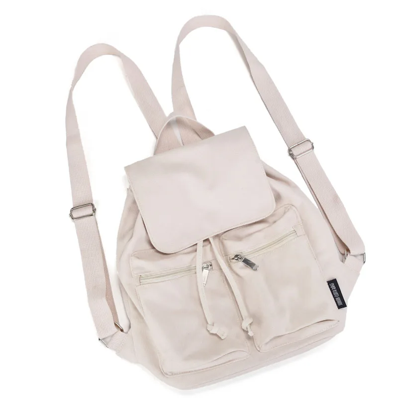 Beige DCIMOR, повседневная Холщовая Сумка на плечо, женский рюкзак, Mochila Escolar, школьные сумки для девочек-подростков, рюкзаки с верхней ручкой, сумка для книг - Цвет: Beige
