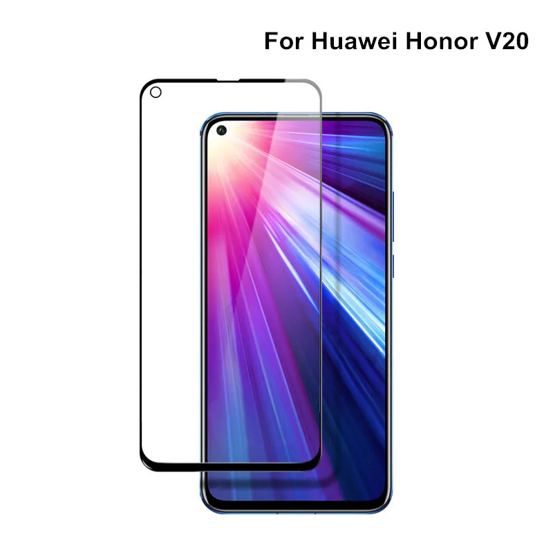 2 шт., Защитное стекло для huawei Honor V20, защита экрана, полное покрытие, стеклянная пленка для huawei Honor V20 View 20, закаленное стекло