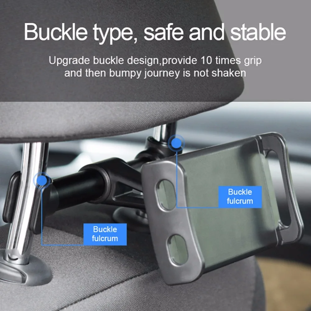2018 Hot Car Back Seat Phone Tablet PC Holder For iPhone X/8/7 Samsung iPad 360 Degree Rotation Mount Headrest Bracket Stand |