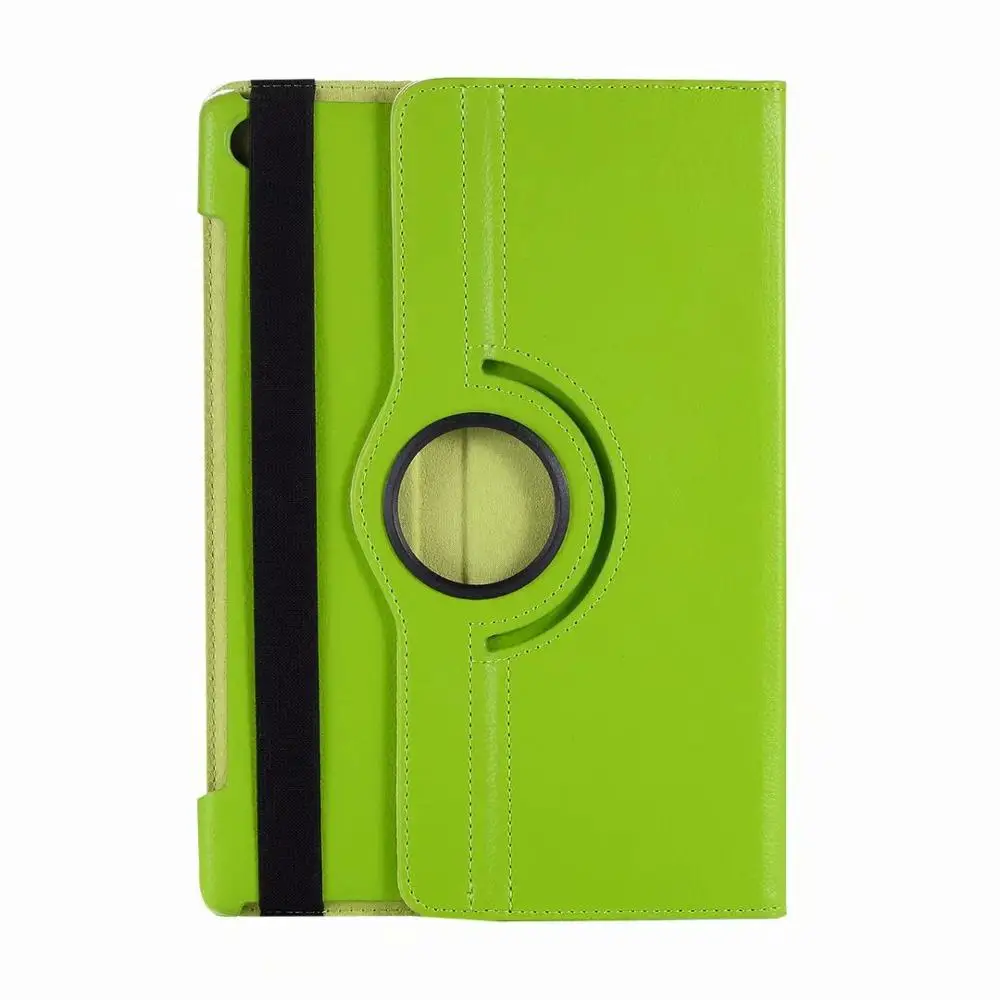 360 Rotating Case for Samsung Galaxy Tab A 10.1 SM-T510 SM-T515 T510 T515 Stand Cover PU Leather Case - Цвет: Небесно-голубой