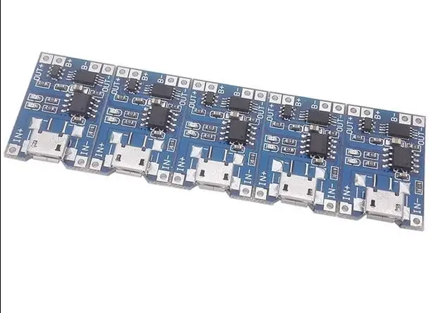 5 шт. зарядная плата tp4056 с двумя функциями защиты micro usb В 1a 18650 | Электроника