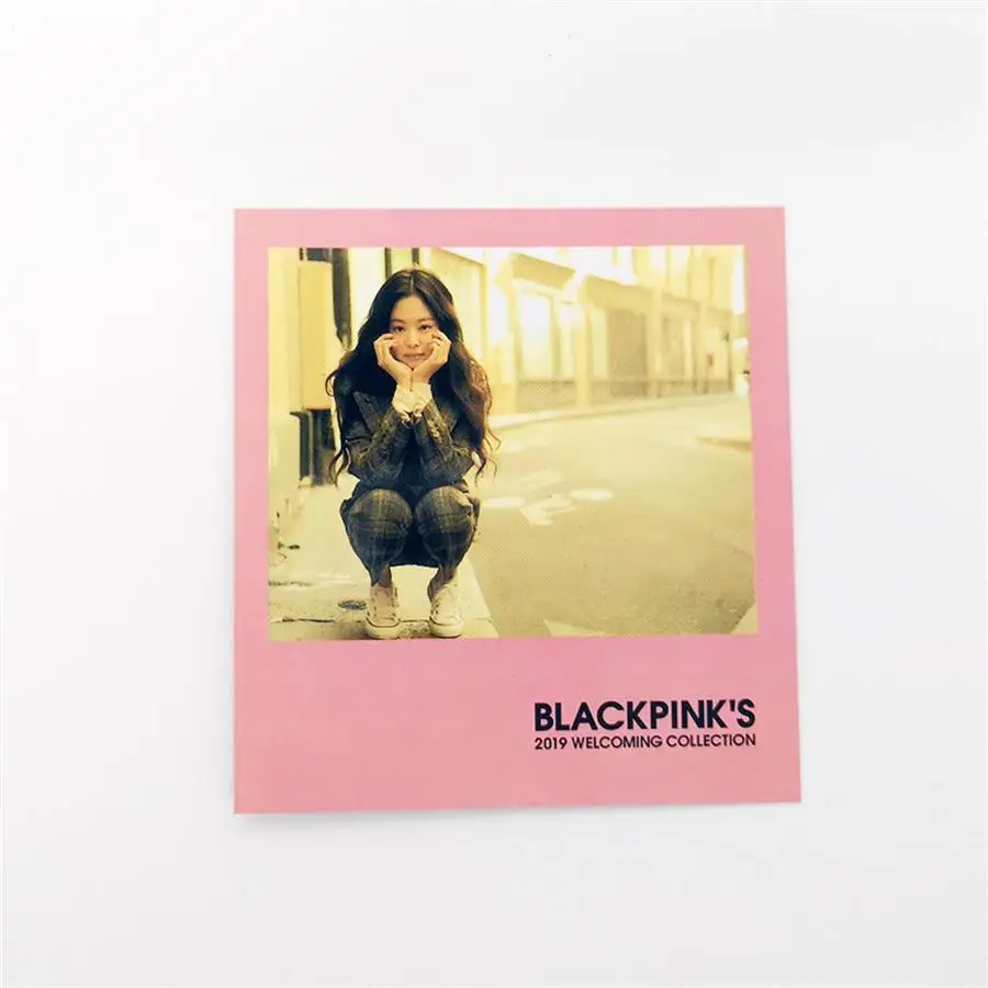 Kpop Blackpink фотография Поляроида карты Дженни Лиза джисо Роза фотокарты плакат 5 шт./компл./компл